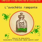 Locandina giallo biblioteca