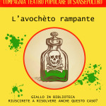 Locandina giallo biblioteca